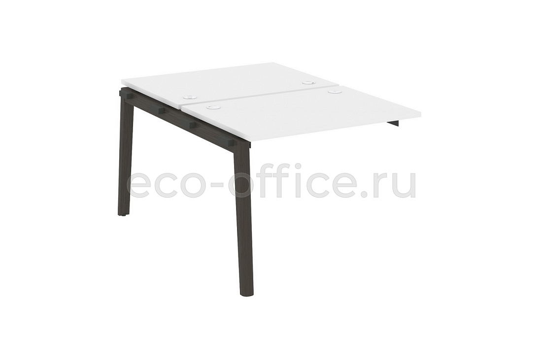 Наборный элемент рабочей станции на 2 рабочих места ONIX WOOD OW.2.NRS-1.7 Белый Бриллиант / Дуб Тёмный  стоимость