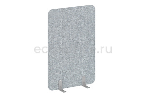 Перегородка на опорах с фетровыми подпятниками R-LINE SOFT AP.F-100-150 Рогожка Romeo 01 / Серый металл фото