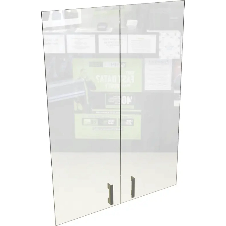 двери стеклянные protech мр-37.с.ф прозрачный фото