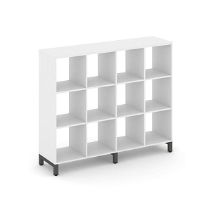 Каркас стеллажа 3 яр. STYLE PROJECT SN.KS-340 Белый/Металл Антрацит фото