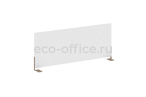 Экран для стола боковой L900 METAL SYSTEM STYLE Б.ЭКР-90 Белый / Мокко металл фото