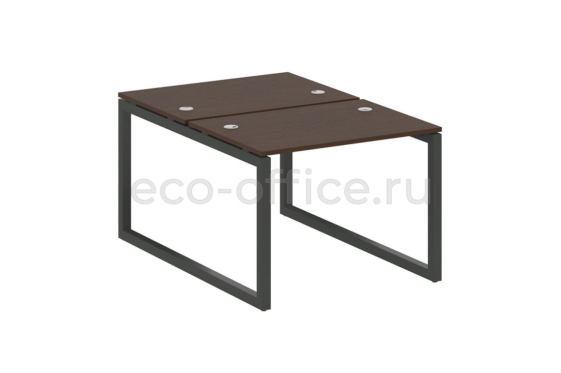 Рабочая станция METAL SYSTEM QUATTRO 5x5 50БО.РАС-СП-2.1 Венге Цаво / Антрацит металл  стоимость