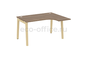 Стол эргономичный правый ONIX WOOD OW.SA-3 (R) Дуб Аризона / Дуб Светлый фото