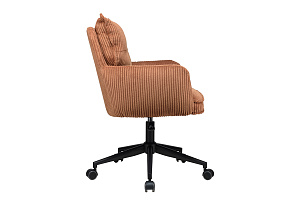 Кресло ECO-CHAIR ALEN 9-237 Коричневый вельветовый велюр фото