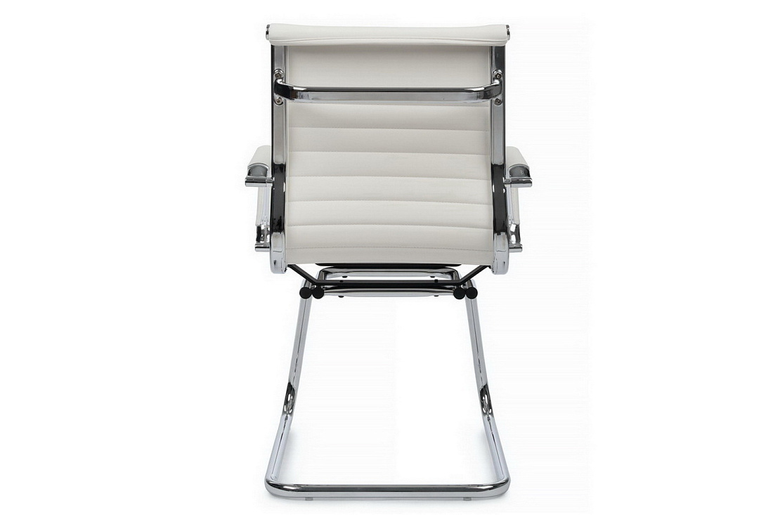 Конференц-кресло RV Chair HUGO 6002-3E Белая экокожа  стоимость