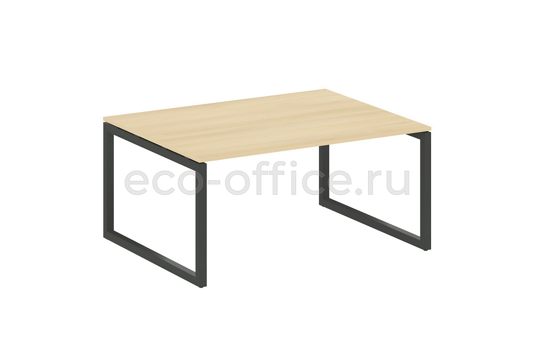 Стол переговорный (1 столешница) METAL SYSTEM QUATTRO 5x5 50БО.ПРГ-1.4 Акация Лорка / Антрацит металл  стоимость