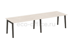 Стол переговорный (2 столешницы) ONIX WOOD OW.PRG-2.4 Денвер Светлый / Дуб Тёмный фото