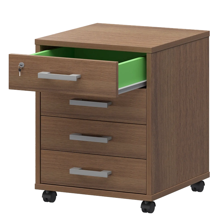 тумба подкатная protech атл-04 орех фото