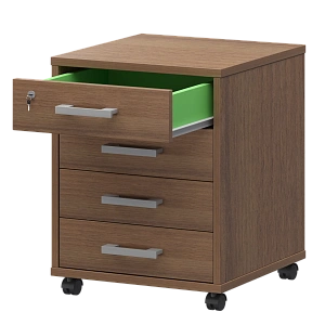 Тумба подкатная Protech АТЛ-04 Орех фото