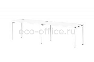 Линейный кластер на металлокаркасе 40*40 SENTIDA STEEL S-136 Белый фото