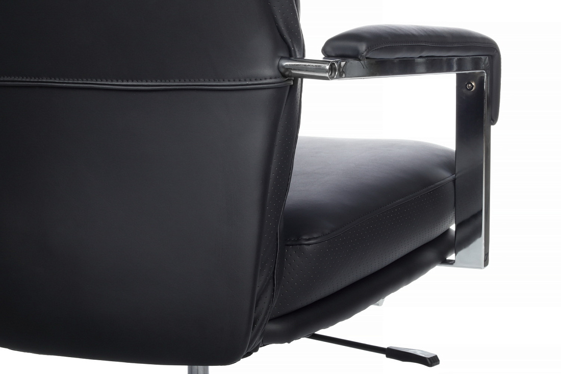 кресло руководителя rv chair leon a916-1 чёрная экокожа фото