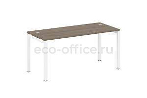 Стол письменный METAL SYSTEM QUATTRO 5x5 50БП.СП-4 Вяз Благородный / Белый металл фото