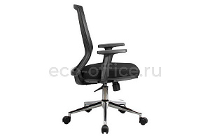 Кресло офисное RV Chair FIX 871E Чёрная сетка / Чёрная ткань фото