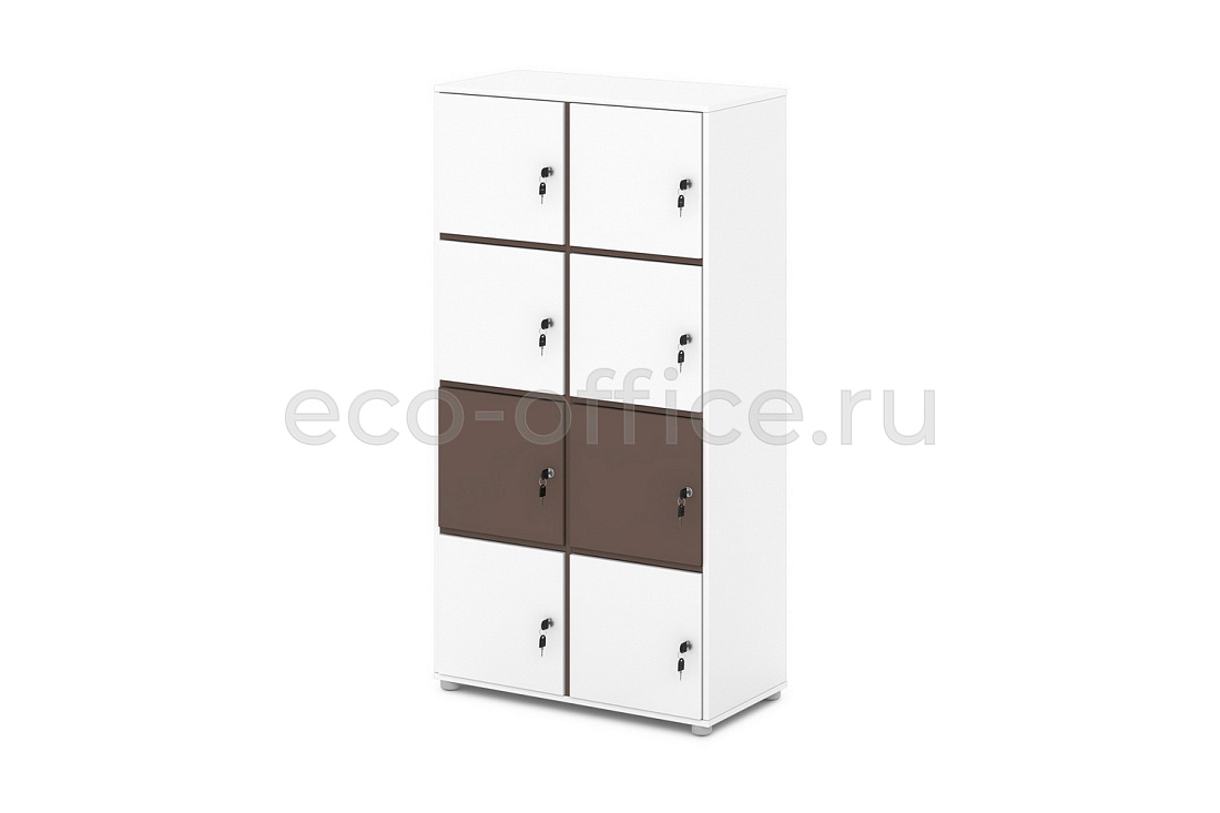 Стеллаж-локер средний 8 ячеек SENTIDA COLOR S-781 Тирамису  стоимость