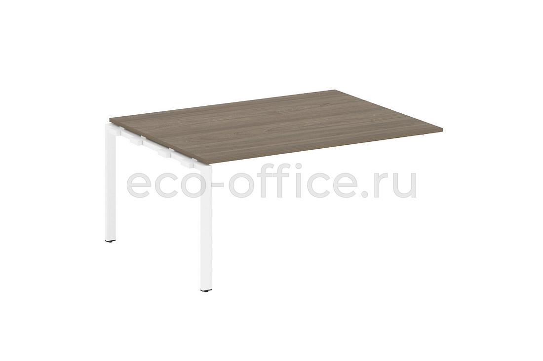 Проходной наборный элемент переговорного стола METAL SYSTEM STYLE БП.ППРГ-4 Вяз Благородный / Белый металл  стоимость