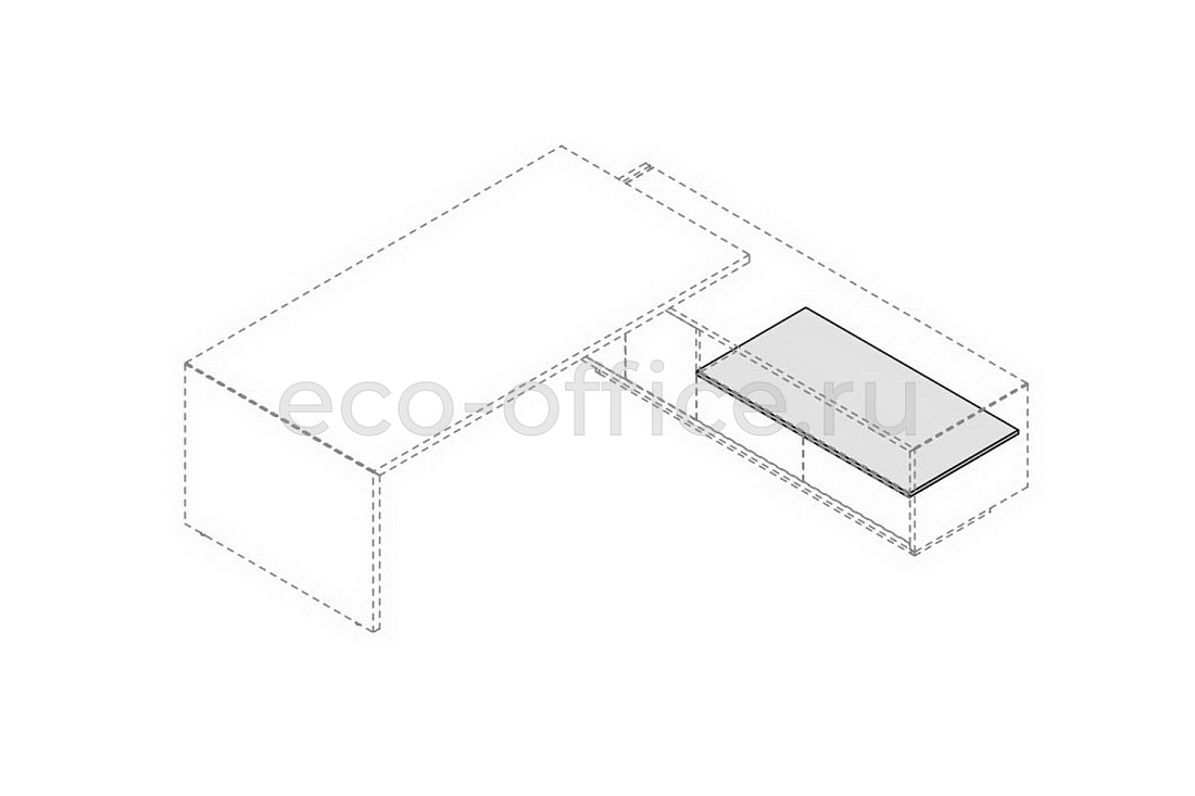 Топ для внутренней секции тумбы (меламин) ELITE 174254 Dark Poplar (Cod.63)  стоимость