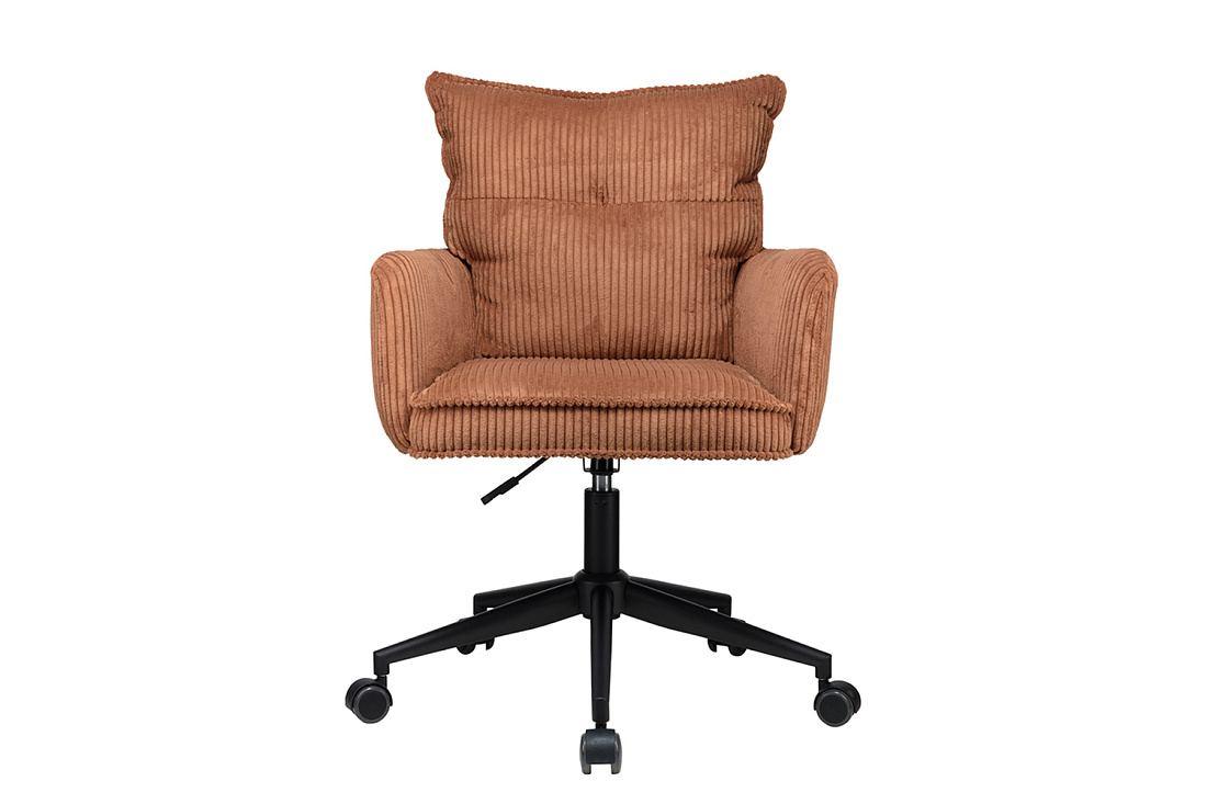 кресло eco-chair alen 9-237 коричневый вельветовый велюр фото