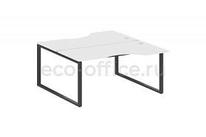 Рабочая станция криволинейная METAL SYSTEM STYLE БО.РАС-СА-2.1 Белый / Антрацит металл фото