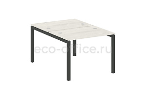 Рабочая станция METAL SYSTEM QUATTRO 5x5 50БП.РАС-СП-2.1 Дуб Наварра / Антрацит металл фото