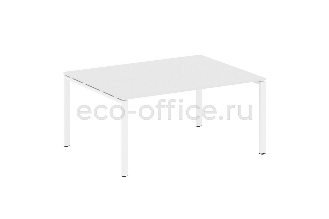 Стол переговорный (1 столешница) METAL SYSTEM STYLE БП.ПРГ-1.4 Белый / Белый металл  стоимость