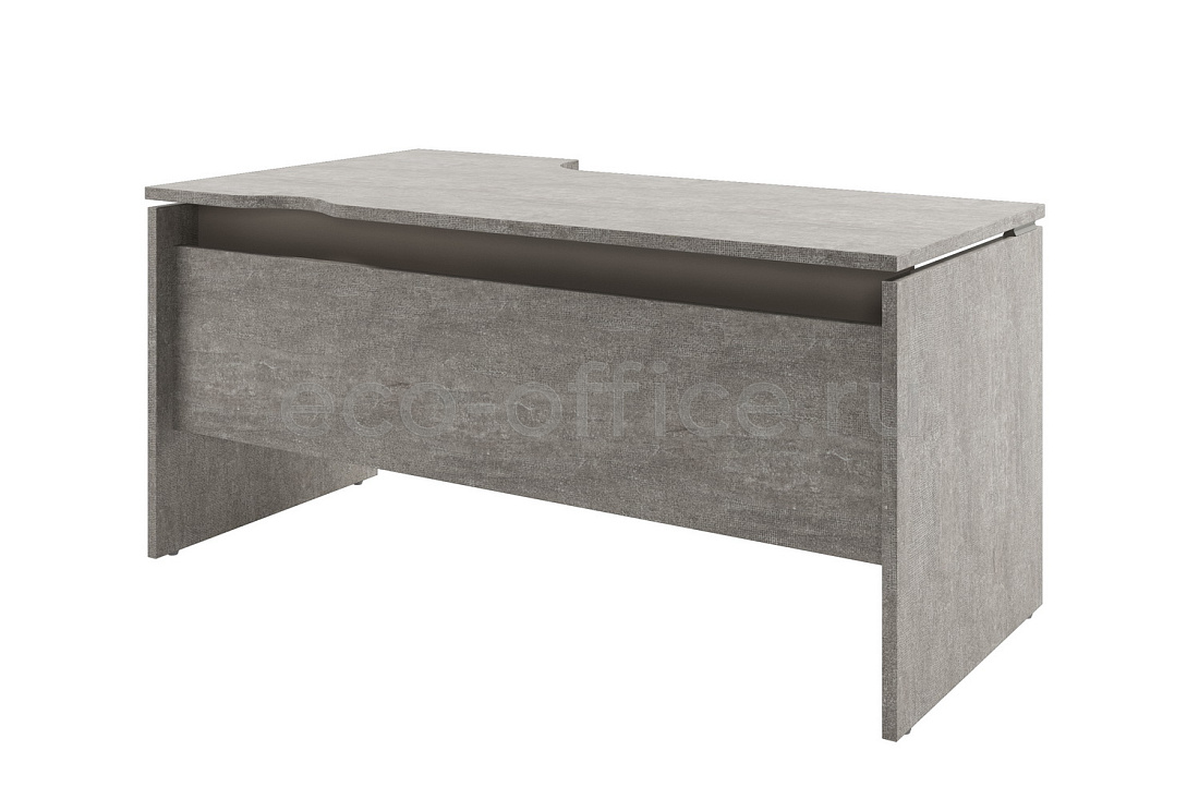 Стол эргономичный правый SOLUTION D-36 R Бетон Чефалу / Кашемир  стоимость