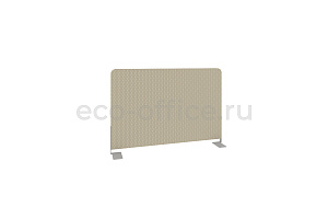 Экран тканевый для стола боковой L600 METAL SYSTEM STYLE Б.ТЭКР-60 Бежевая сетчатая ткань TW04 фото