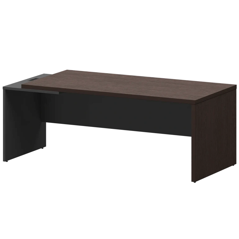 стол руководителя левый protech kz-20l дуб венге/графит фото
