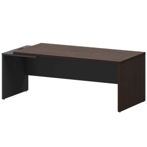 Стол руководителя левый Protech KZ-20L Дуб венге/Графит фото