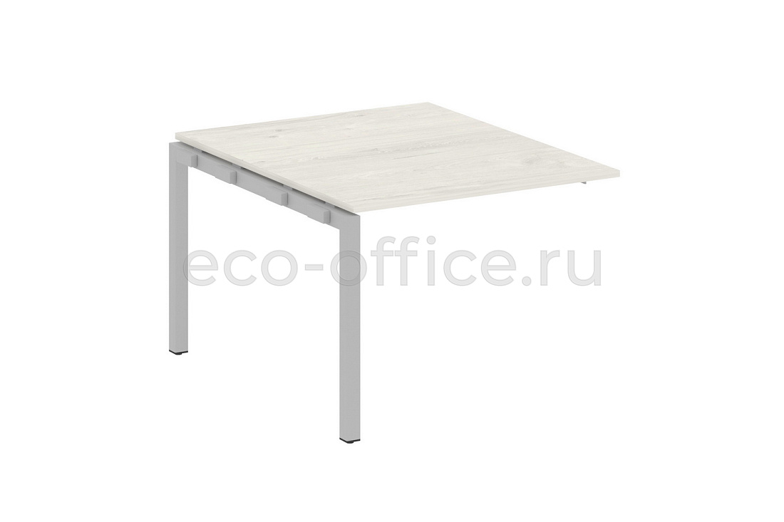 Проходной наборный элемент переговорного стола METAL SYSTEM QUATTRO 5x5 50БП.ППРГ-1 Дуб Наварра / Серый металл  стоимость
