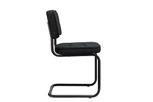 Конференц-кресло ECO-CHAIR COLOMBO Comfort CLM-05 Чёрный велюр / Чёрный металл фото