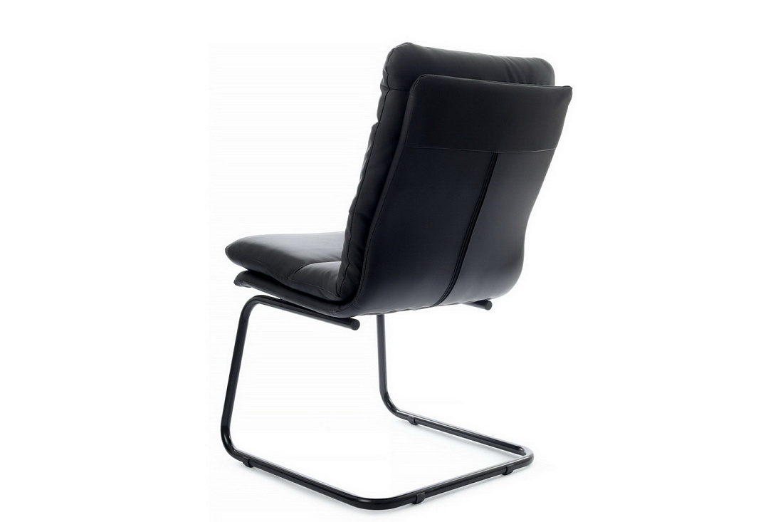 кресло rv chair pegas ps-919 чёрная экокожа / чёрный металл фото