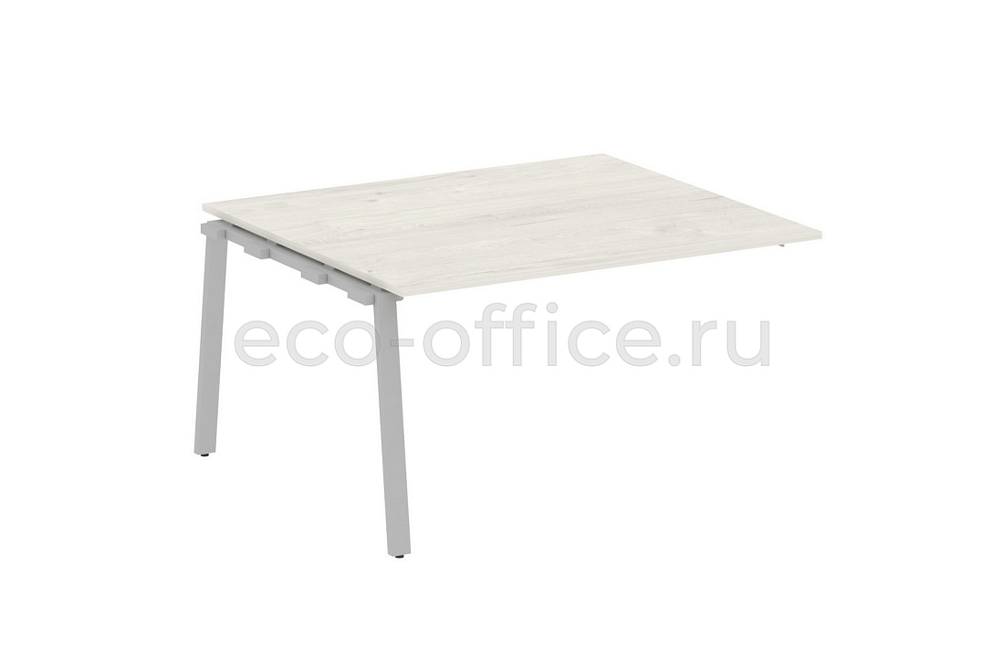 Проходной наборный элемент переговорного стола METAL SYSTEM STYLE БА.ППРГ-3 Дуб Наварра / Серый металл  стоимость