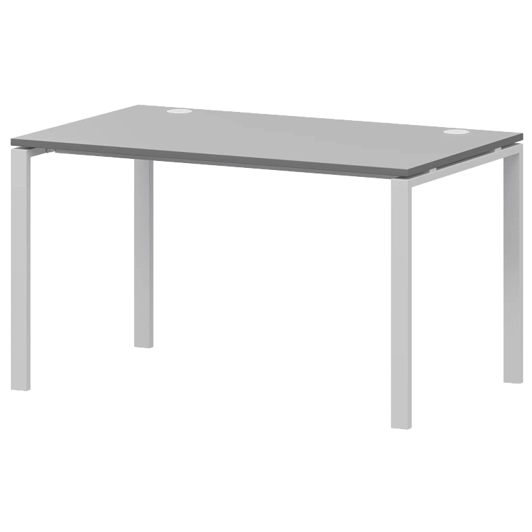 стол на металлокаркасе protech ам-002.60 серый/белый фото