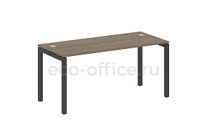 Стол письменный METAL SYSTEM QUATTRO 5x5 50БП.СП-4 Вяз Благородный / Антрацит металл фото