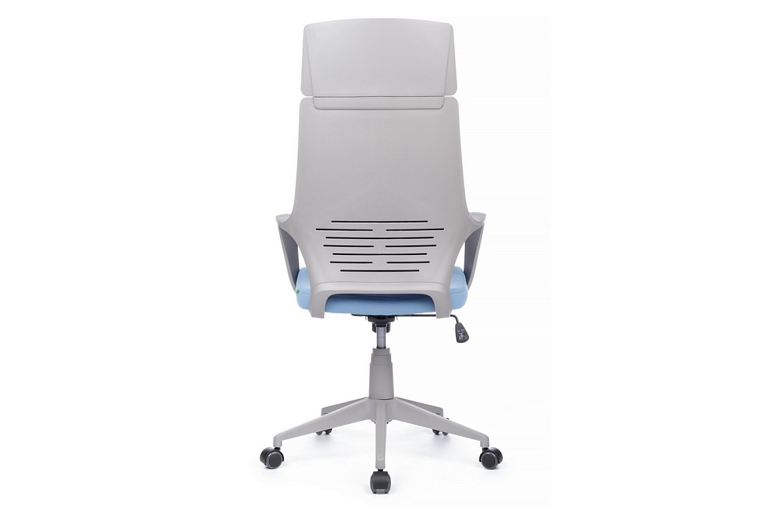 Кресло офисное RV Chair IQ RV 8989 Серый пластик / Синяя ткань  стоимость