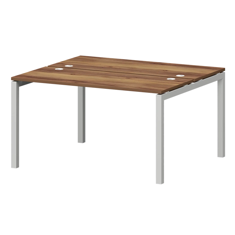 бенч двойной на металлокаркасе protech смс2-п-16к.120.пр50 таксония/белый фото