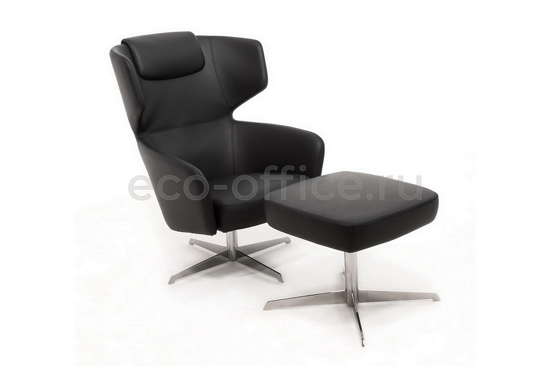 Кресло Profoffice VENTO High R7 Dakota Black Чёрная кожа  стоимость
