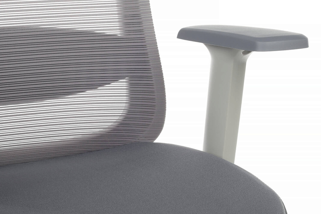 кресло rv chair scott bh2358s серая сетка / серая ткань фото