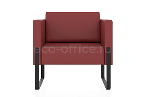 Кресло ТРЕНД экокожа Euroline 960 Красный фото