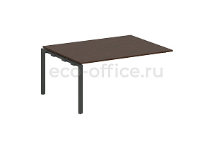 Проходной наборный элемент переговорного стола METAL SYSTEM STYLE БП.ППРГ-4 Венге Цаво / Антрацит металл фото