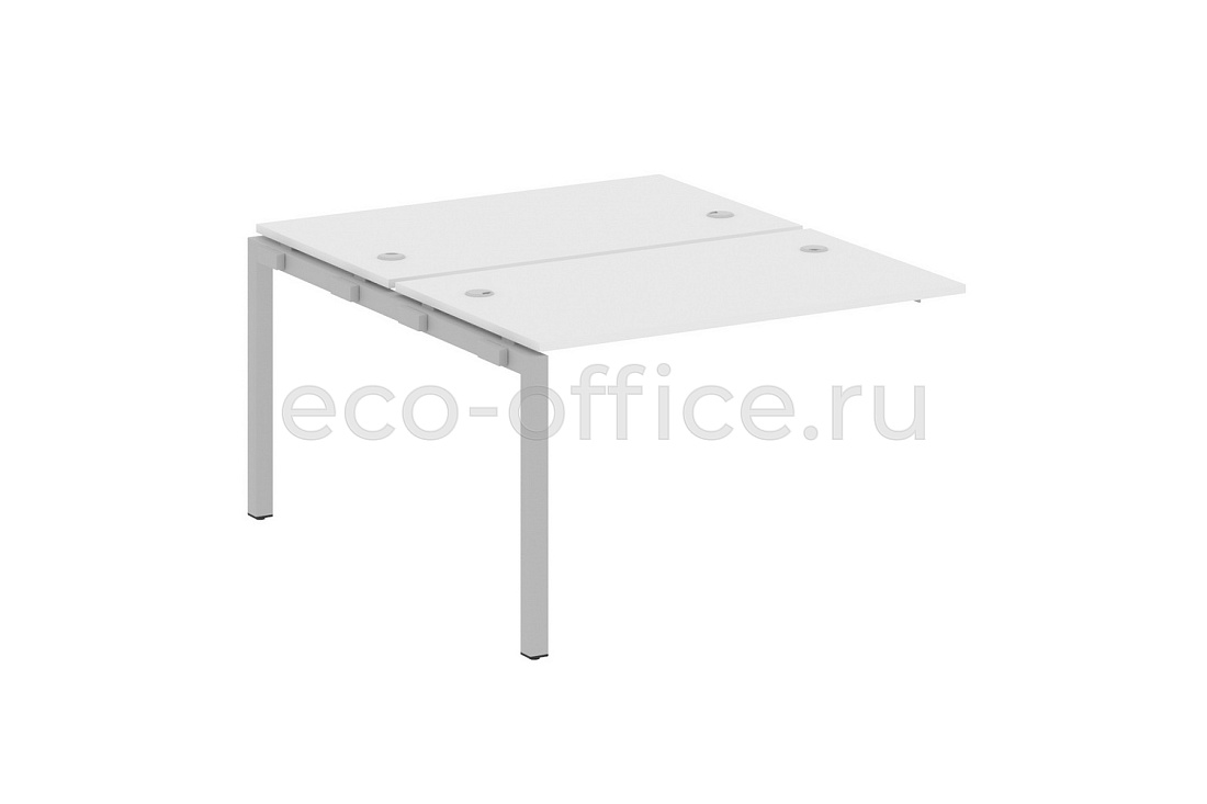 Проходной наборный элемент METAL SYSTEM QUATTRO 5x5 50БП.ПРС-СП-2.2 Белый / Серый металл купить в Москве