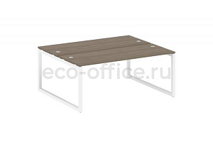 Рабочая станция METAL SYSTEM QUATTRO 5x5 50БО.РАС-СП-2.5 Вяз Благородный / Белый металл фото