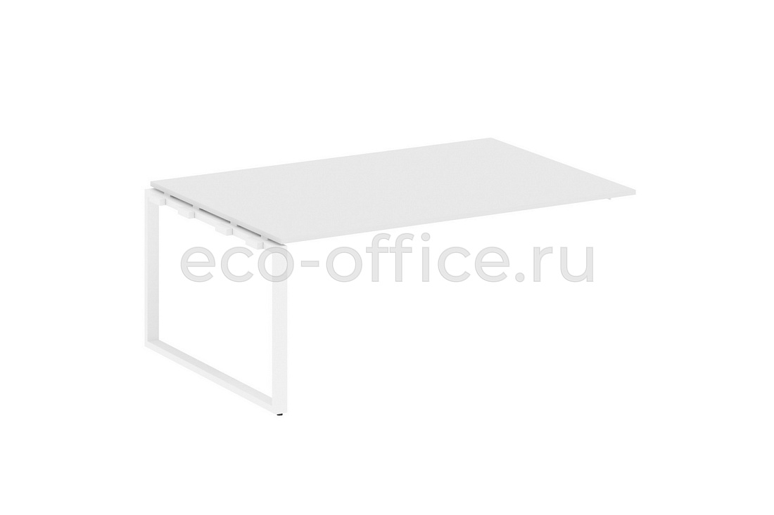 Проходной наборный элемент переговорного стола METAL SYSTEM STYLE БО.ППРГ-5 Белый / Белый металл  стоимость