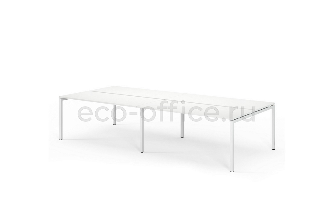 Бенч на 4 рабочих места TOUR LIGHT bench 320x143 W3 Белый  стоимость