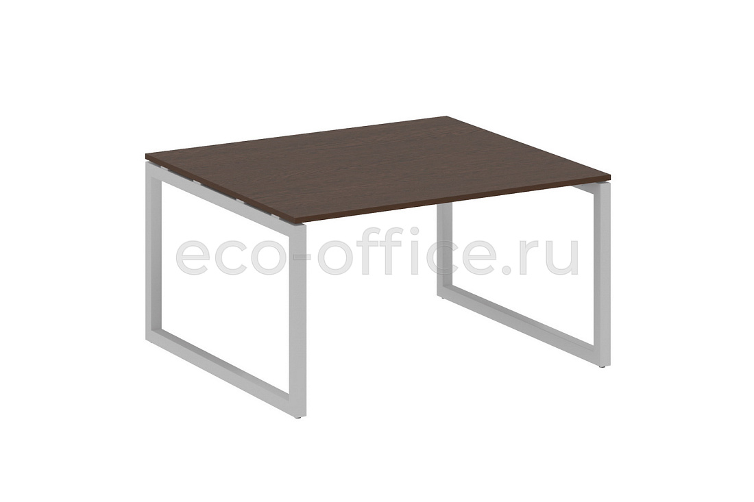 Стол переговорный (1 столешница) METAL SYSTEM QUATTRO 5x5 50БО.ПРГ-1.3 Венге Цаво / Серый металл  стоимость