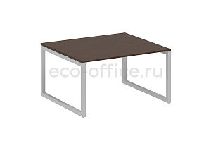 Стол переговорный (1 столешница) METAL SYSTEM QUATTRO 5x5 50БО.ПРГ-1.3 Венге Цаво / Серый металл фото