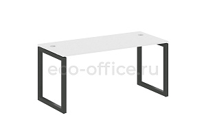 Стол письменный METAL SYSTEM QUATTRO 5x5 50БО.СП-4 Белый / Антрацит металл фото