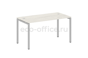 Стол письменный METAL SYSTEM QUATTRO 4x4 40БП.СП-3 Дуб Наварра / Серый металл фото