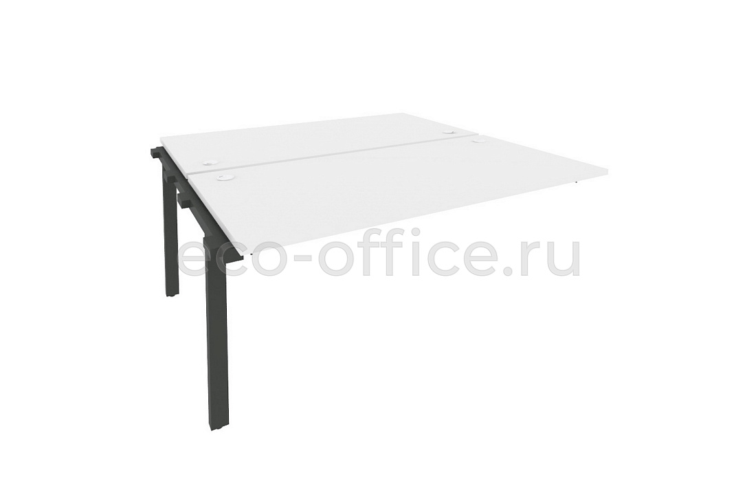 Наборный элемент рабочей станции на П-образном м/к ONIX O.M-2.NRS-4.8 Белый Бриллиант / Антрацит металл   стоимость