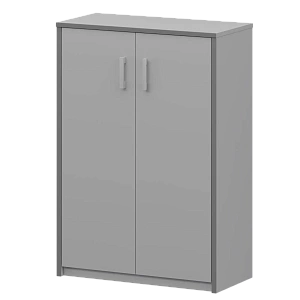 Стеллаж средний закрытый Protech А-304/А-604 Серый фото